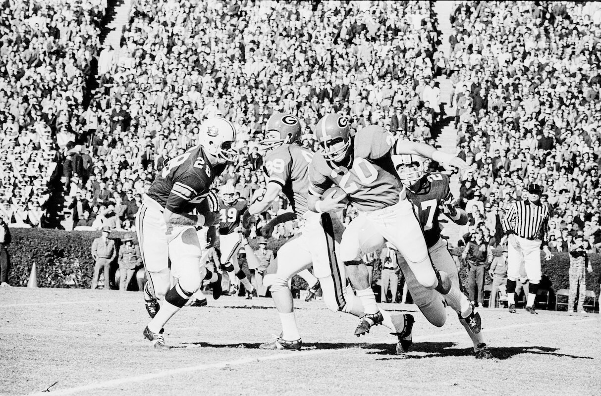 The 1969 Georgia-Auburn game in Sanford Stadium