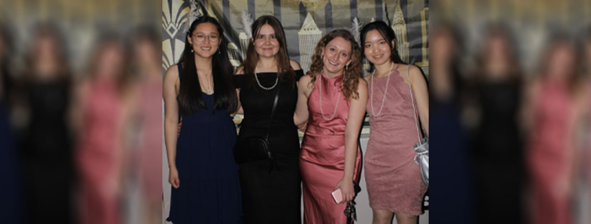 Alyssa Wood, XChanged Life president, with students at the XChanged Life formal on Friday, March 14th, 2025.