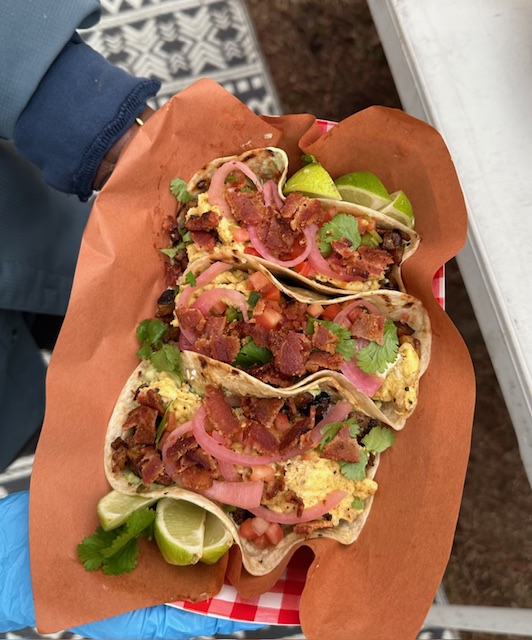 These tacos have taken home the top prize at Tifton, Georgia's Rhythm and Ribs Festival two years in a row. 