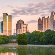 Featured Image ATL (1) A skyline view of Atlanta, Georgia.