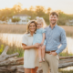 Jamie Lindley poses with his family