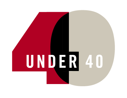 40 under 40 wordmark