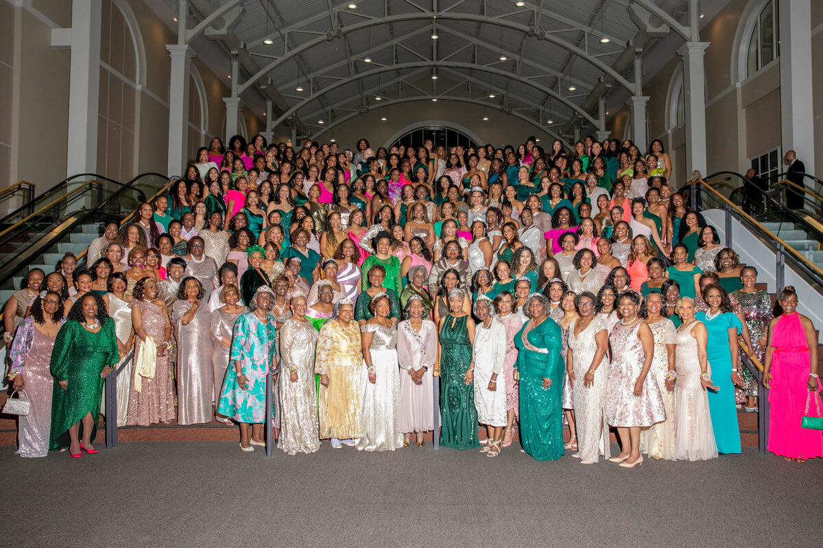 Alumnae of the Eta Xi chapter of Alpha Kappa Alpha gathered in Athens to celebrate the chapter's 50th anniversary on March 14, 2023.