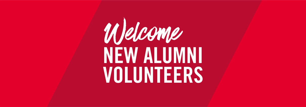 welcome new alumni volunteers header