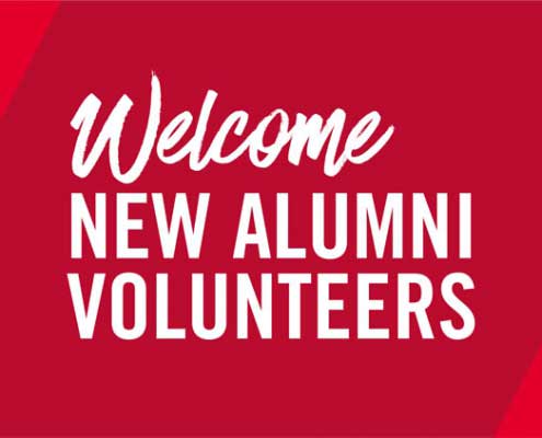 welcome new alumni volunteers header