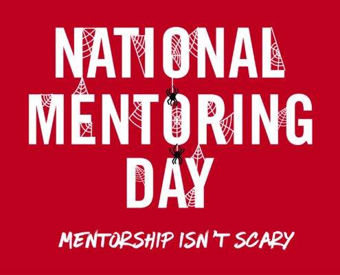 Mentorship isn't scary text graphic