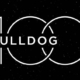 2022 Bulldog 100 logo - Bulldog 100 text on black cosmic background