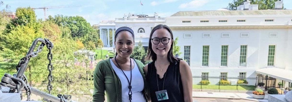 Christina & Kelly at White House