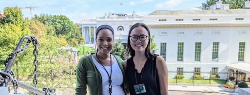 Christina & Kelly at White House