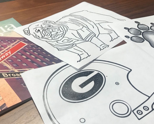 UGA Coloring Book PAges