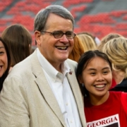 UGA President Jere W. Morehead at Class of 2027 Freshman Welcome