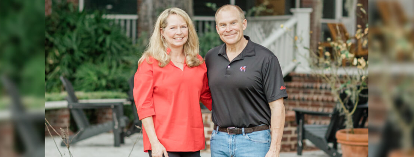 Kelly Layton and her husband, Brent