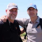 Eric Domescik and Trey Jarrard in Kenya