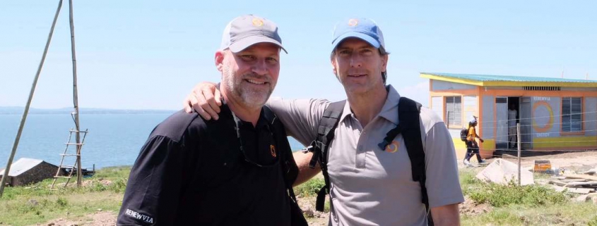 Eric Domescik and Trey Jarrard in Kenya