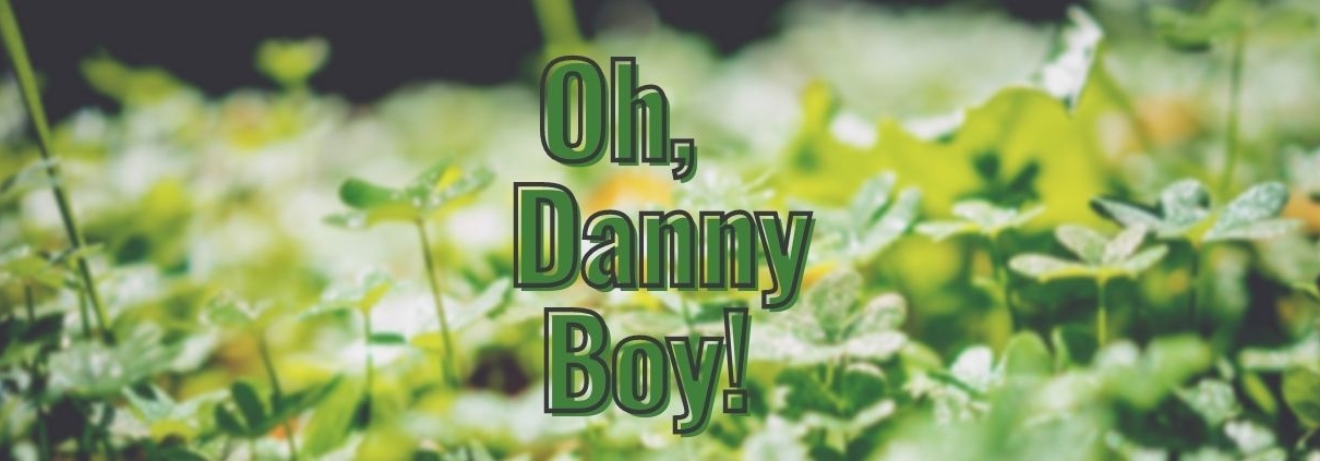 Oh, Danny Boy! on shamrock background