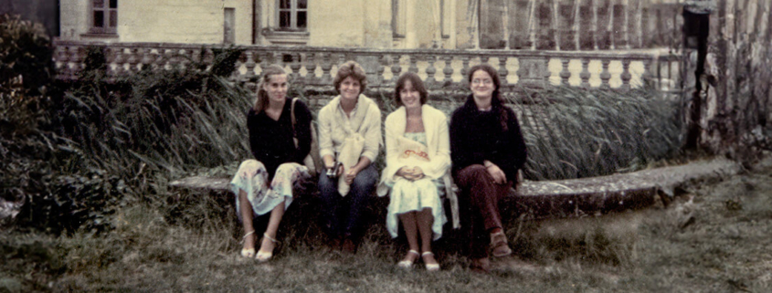 Lisa with friends in the Loire Valley, 1979