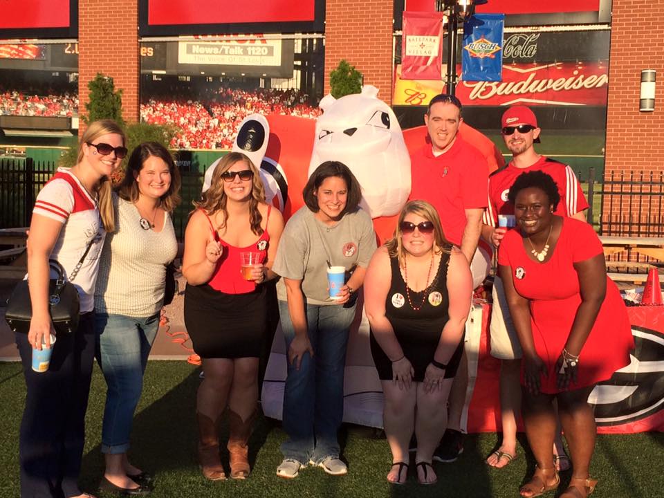 Football Kickoff Event in 2015 with the St. Louis Dawgs 