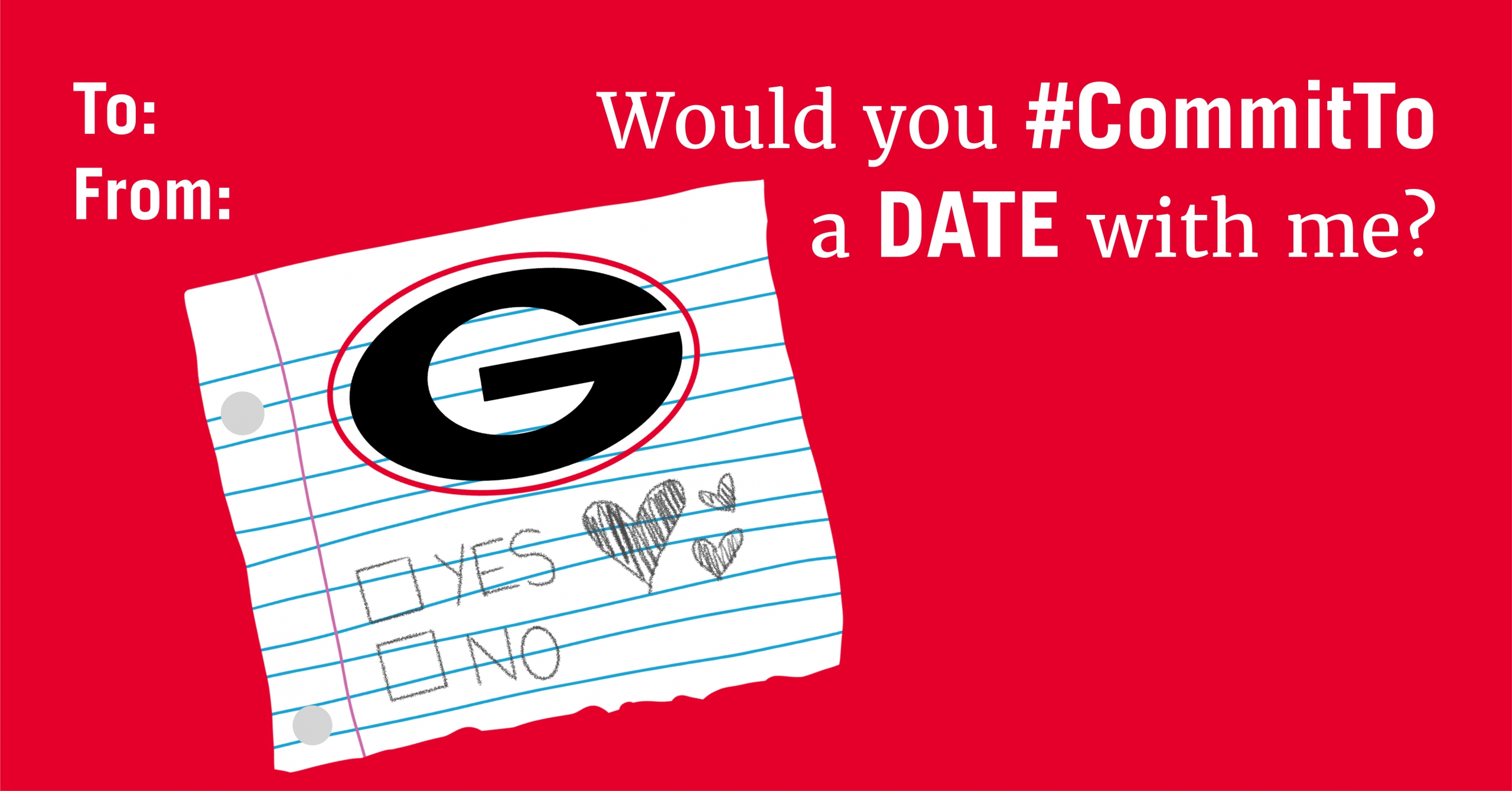 Commit to the G Valentines Day Card