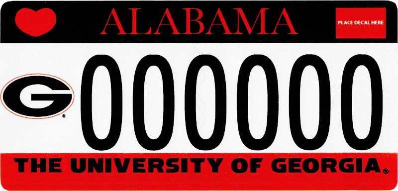 Alabama plate