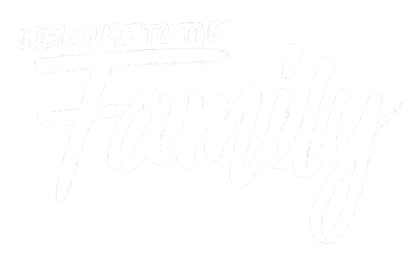 Welcome to the Family wordmark