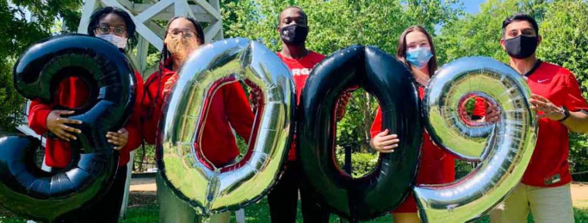 Photo of Students with Balloons