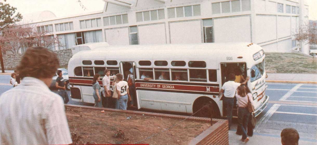 UGA bus 1976